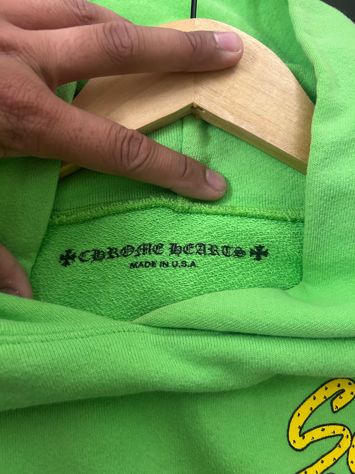 Chrome Hearts Green Sex Records Hoodie