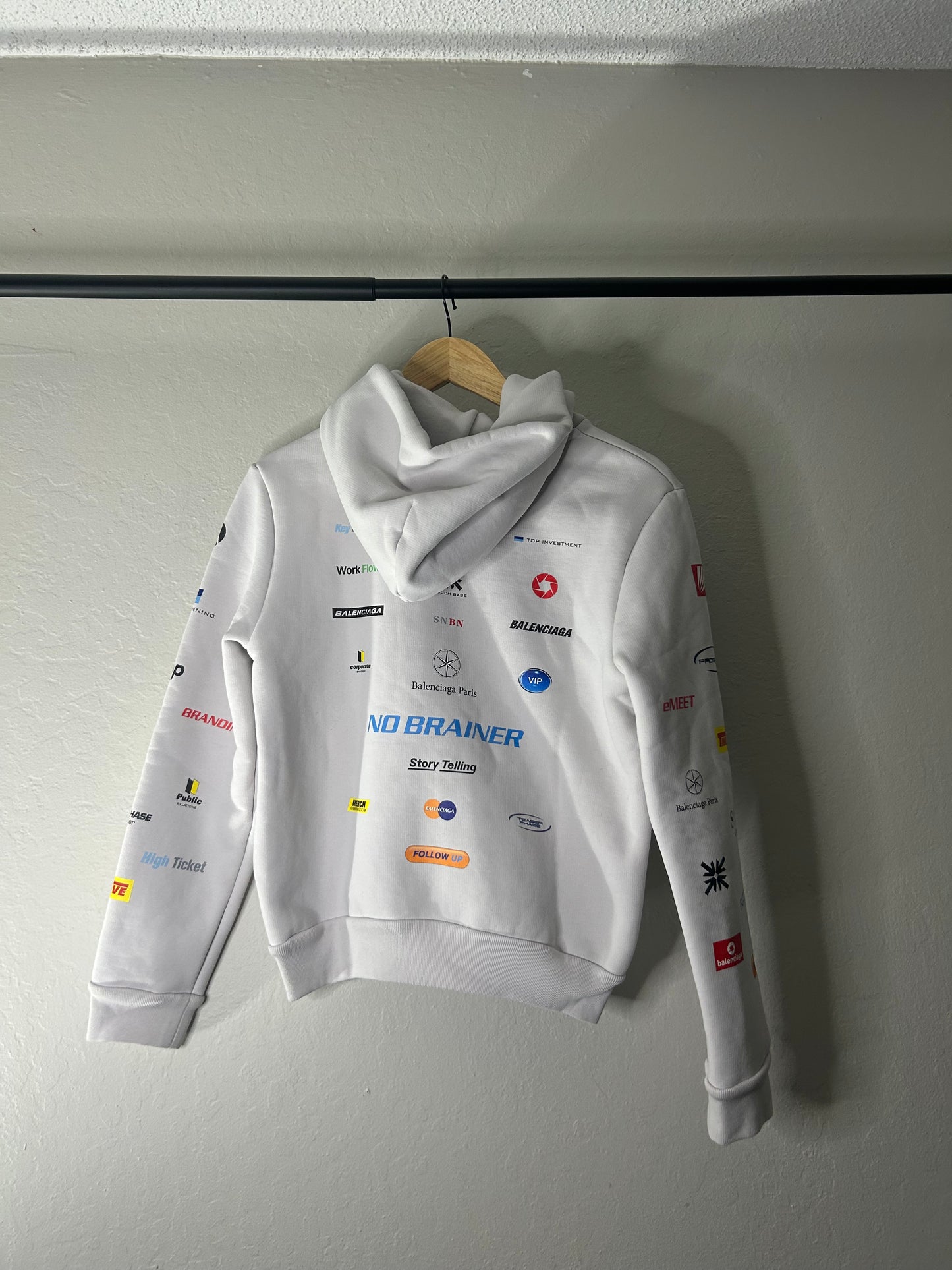 Balenciaga Business Zip Up Hoodie