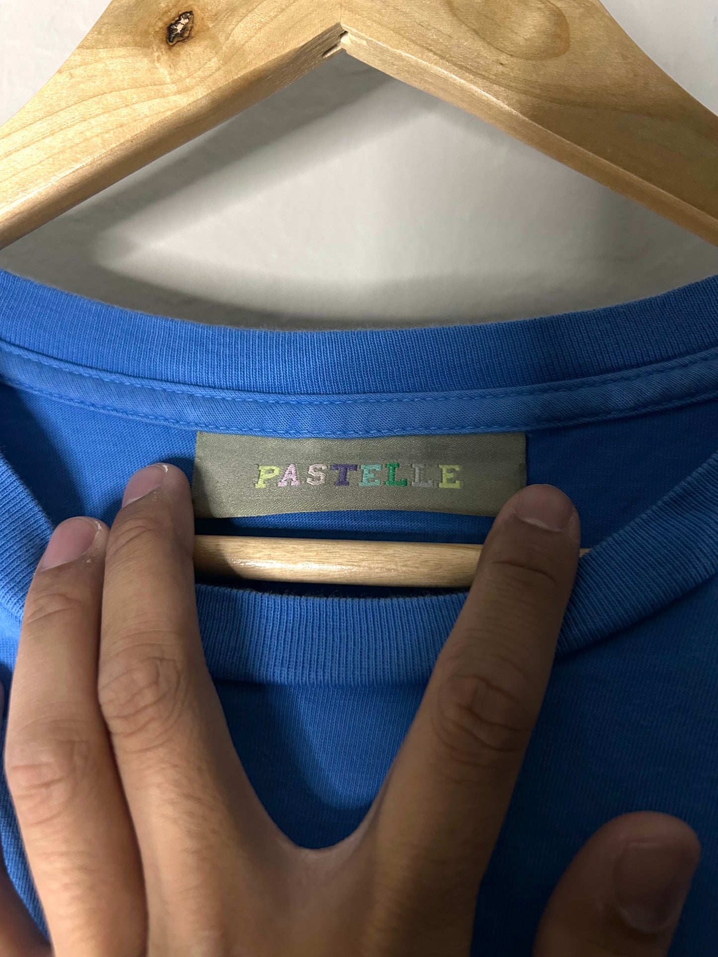 Pastelle Blue Basketball Tee