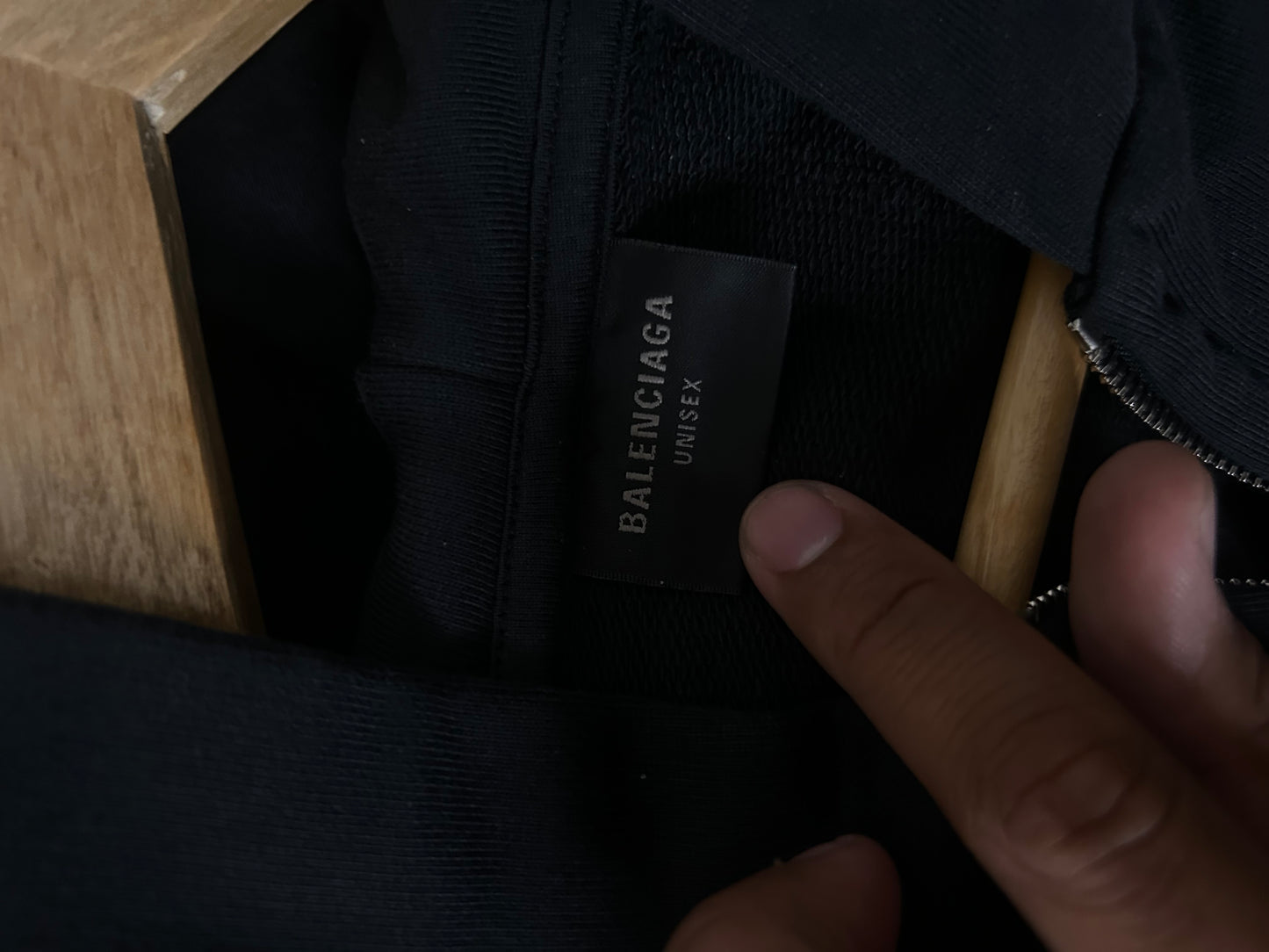 Balenciaga 3B Zip Up Hoodie