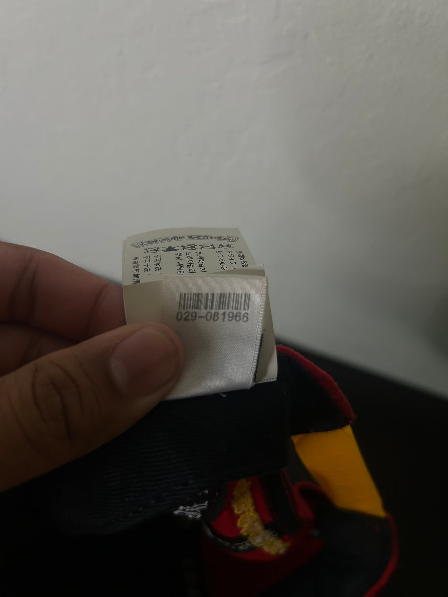 Chrome Hearts Red and Yellow Baseball Cap