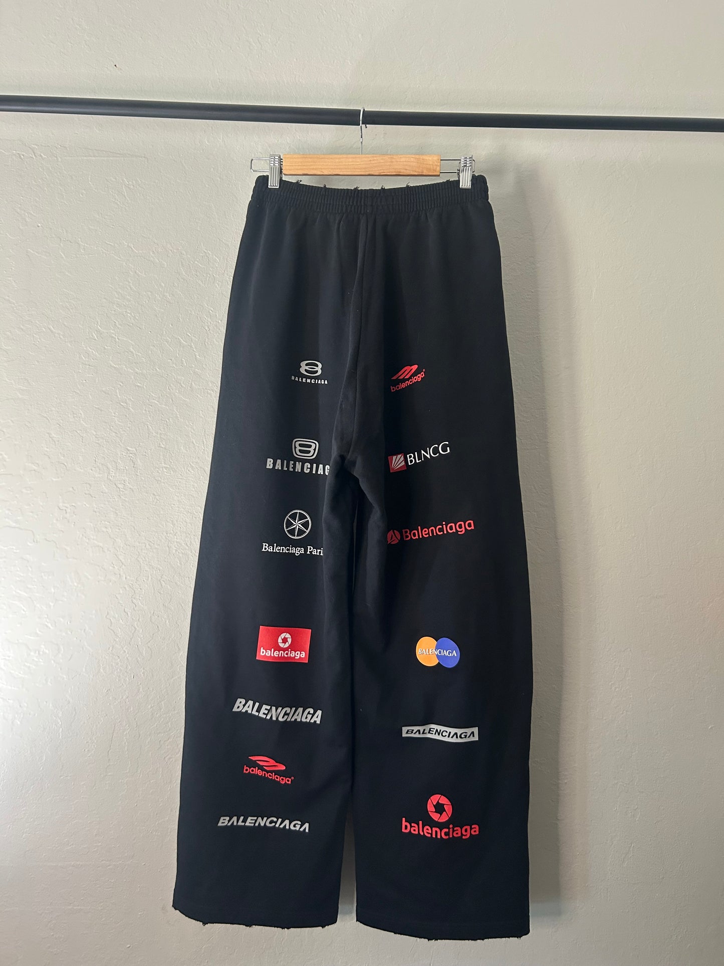 Balenciaga Black Racer Sweatpants