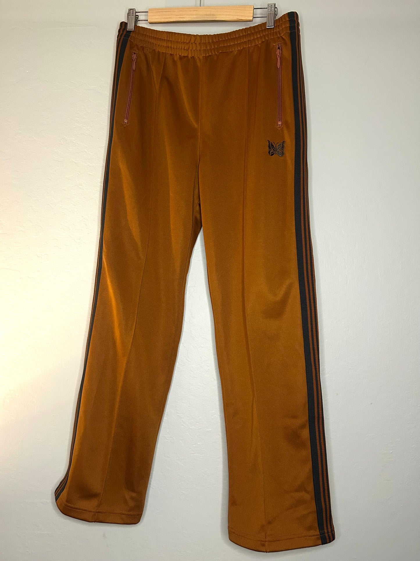Needles Brown and Dark Grey Track Pants
