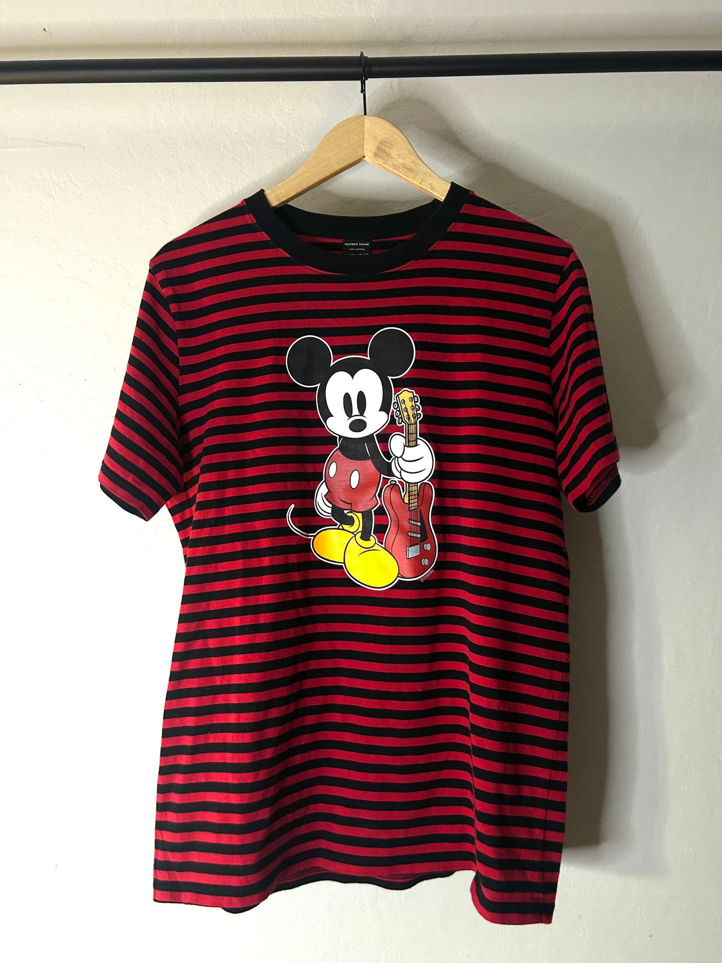 Number Nine Mickey Striped Tee