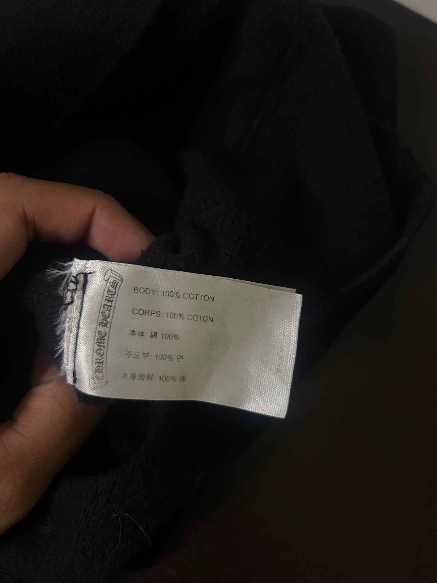 Chrome Hearts Black Floral Hoodie