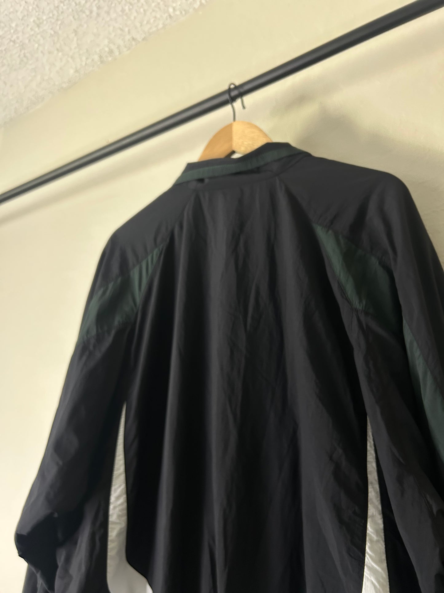 Balenciaga Black and Green 3B Track Jacket