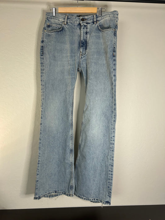 Balenciaga Blue Flared Jeans