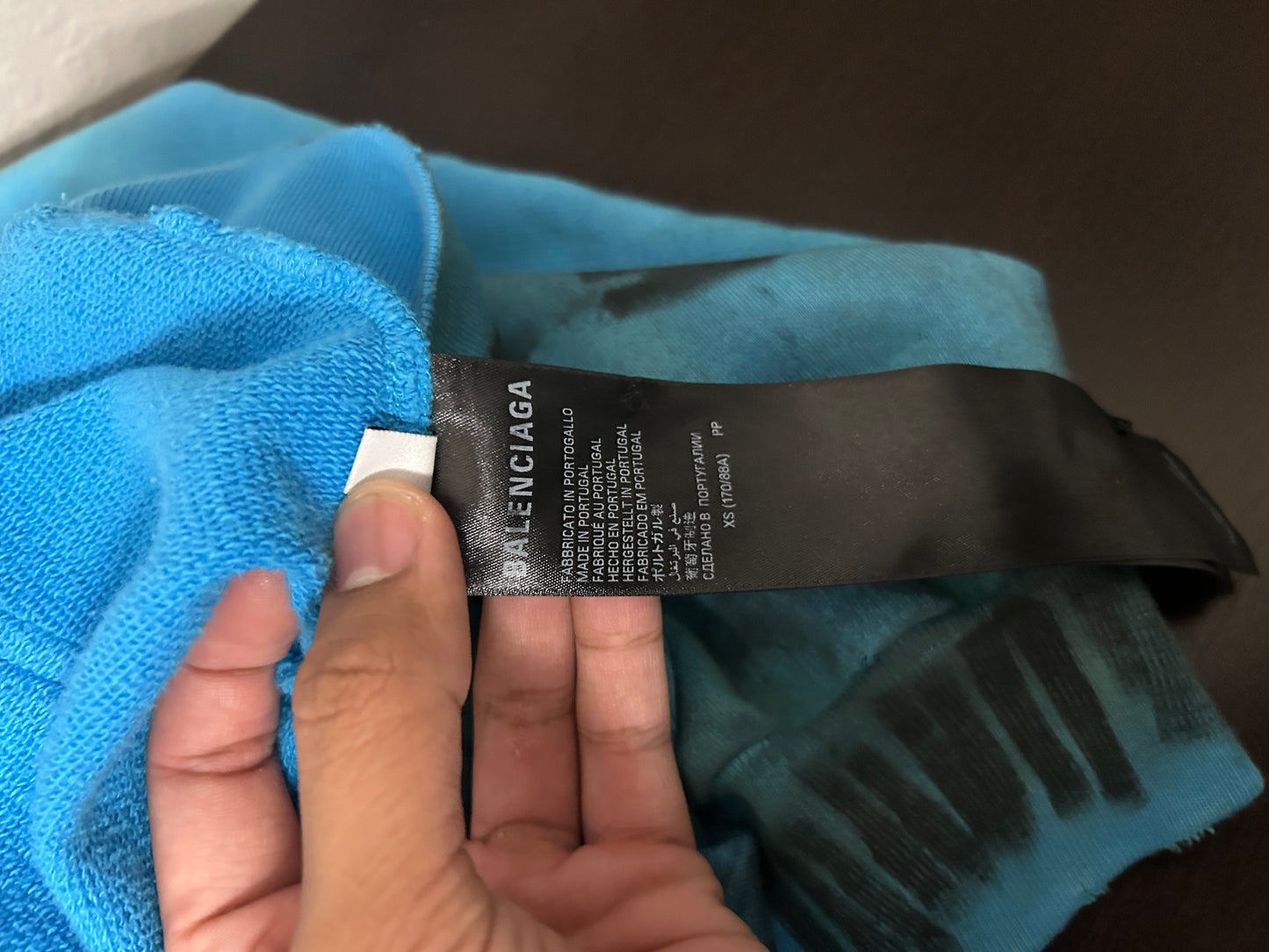 Balenciaga Blue Skater Hoodie