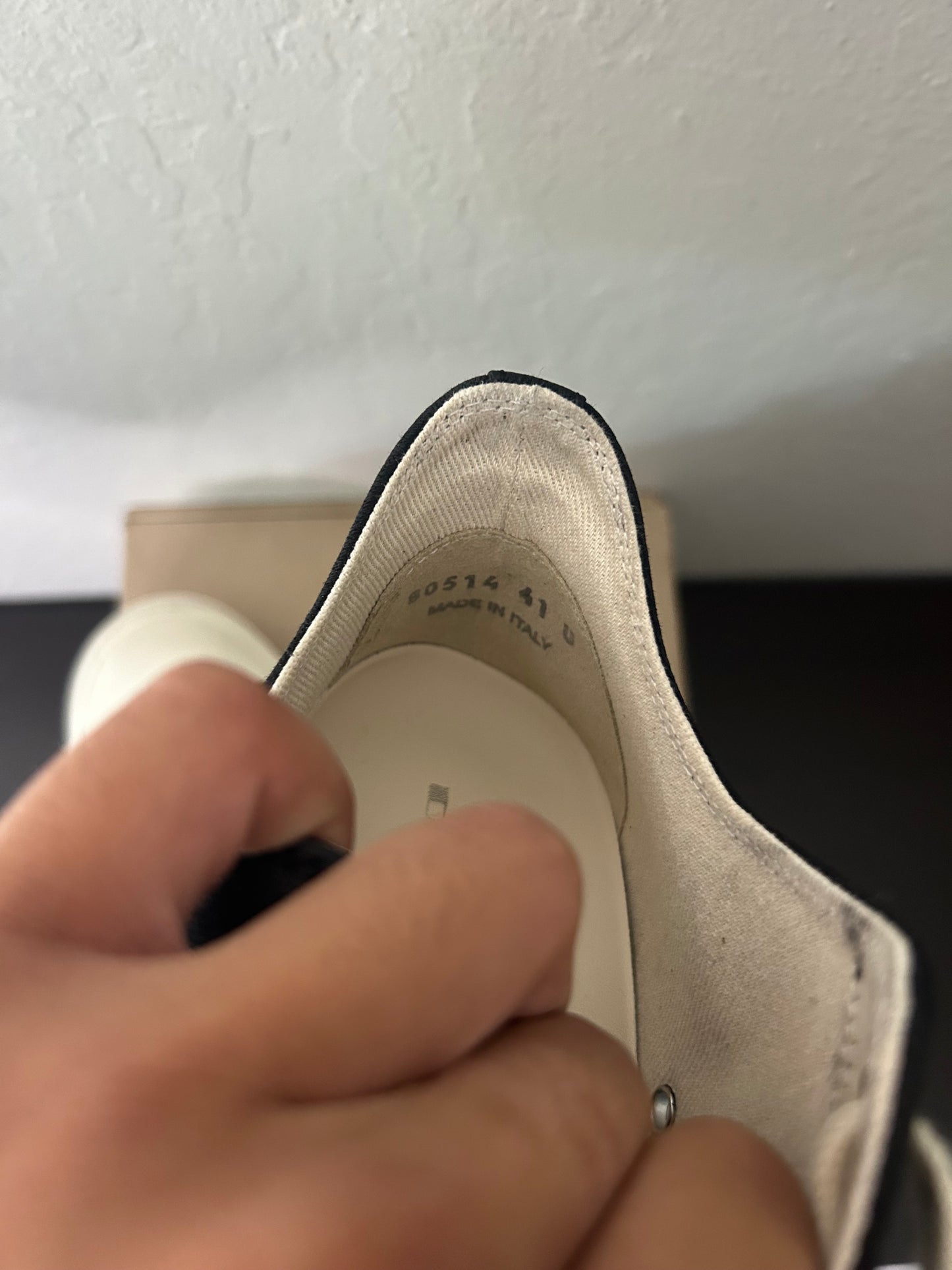 Rick Owens DRKSHDW Canvas Ramones
