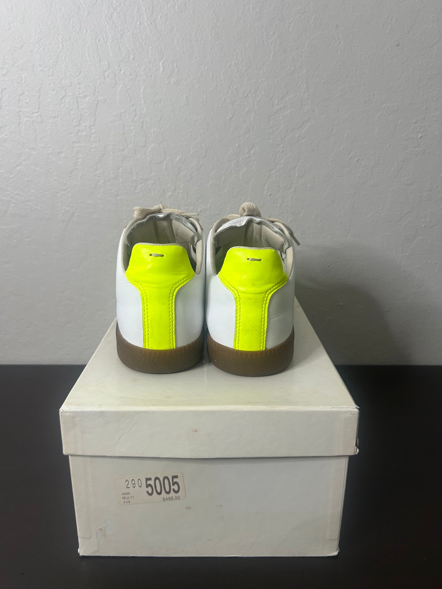 Maison Margiela White and Neon Gats
