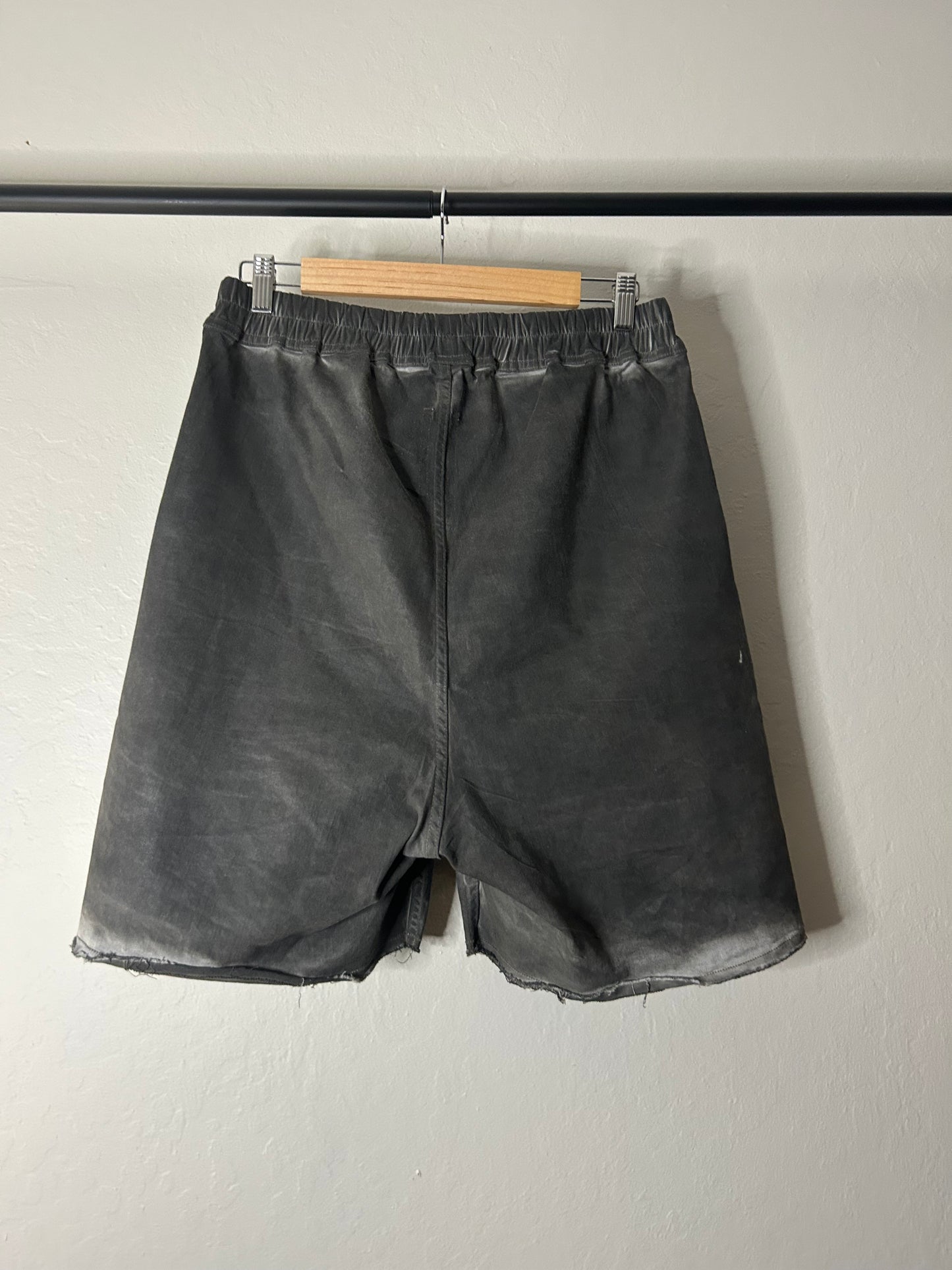 Rick Owens Waxed Lido Shorts