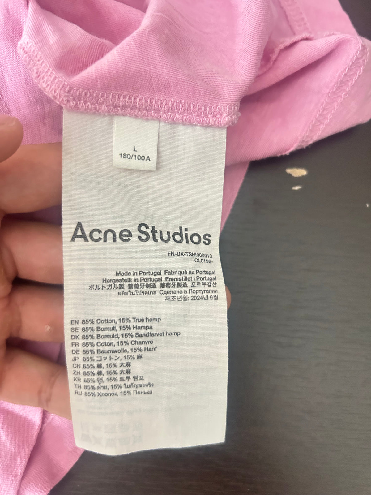 Acne Studios Pink Stockholm Shirt