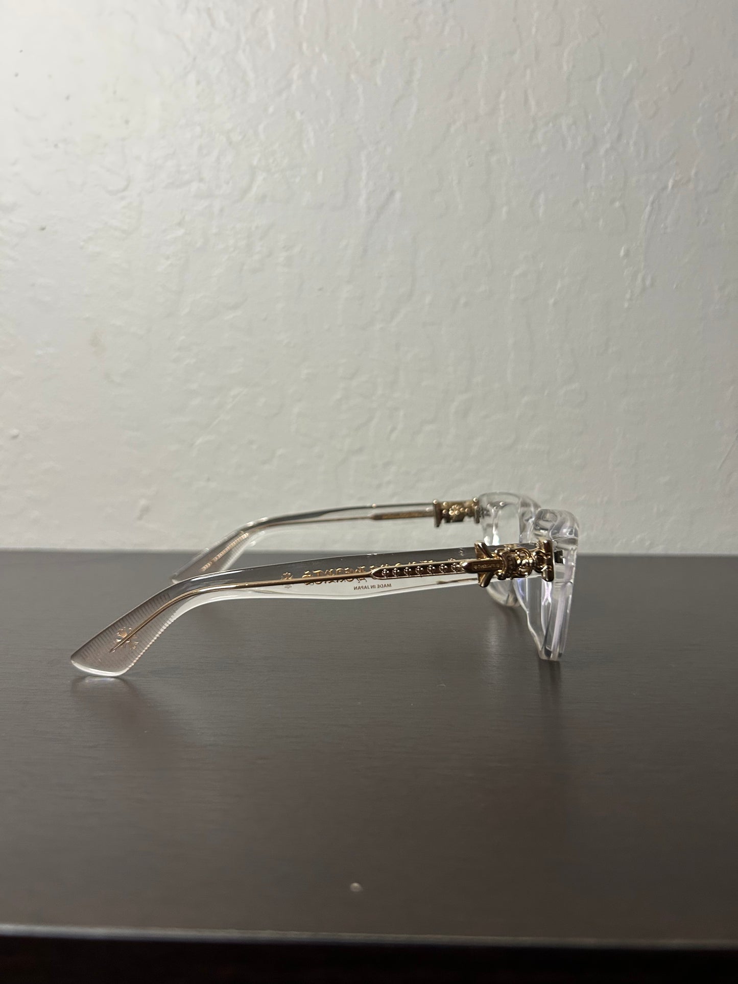 Chrome Hearts Vagillionaire II 22K Clear Glasses