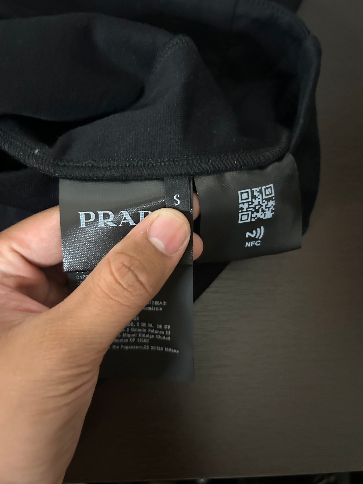 Prada Triangle Logo Crewneck