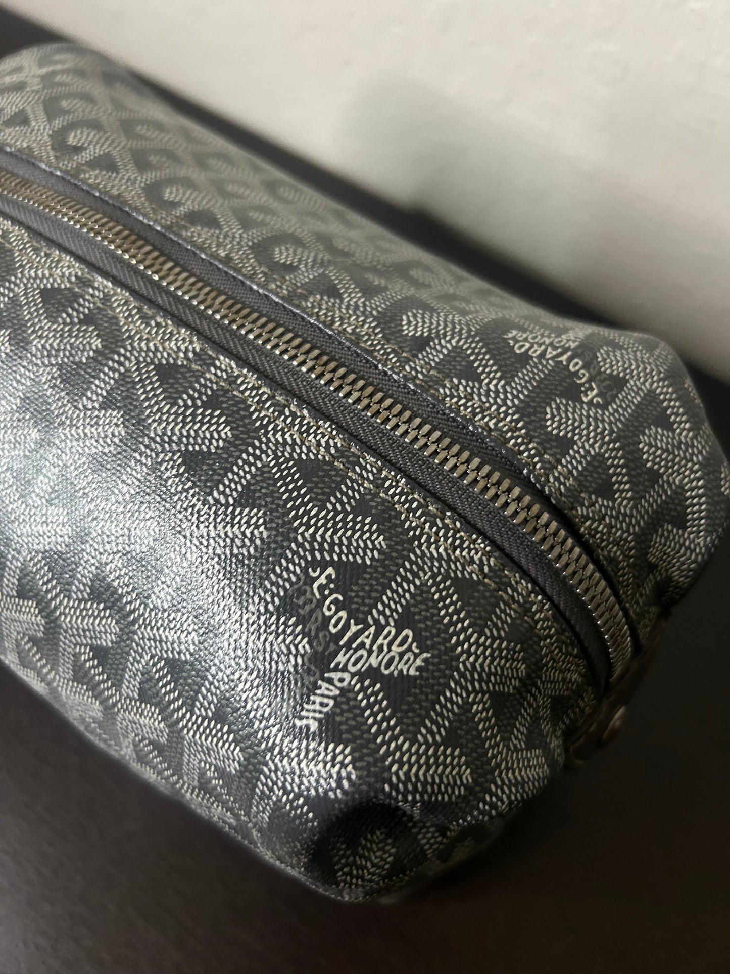 Goyard Grey Toiletry Bag