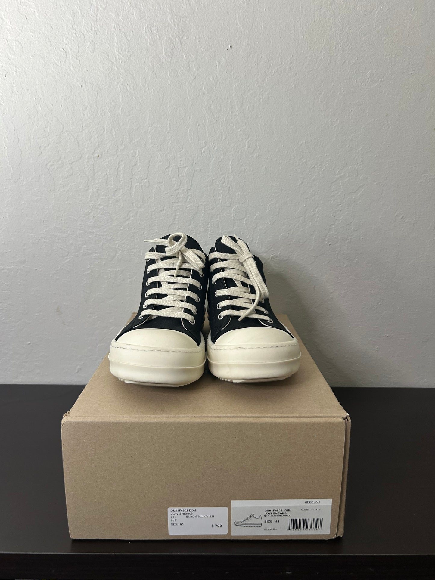 Rick Owens DRKSHDW Canvas Ramones