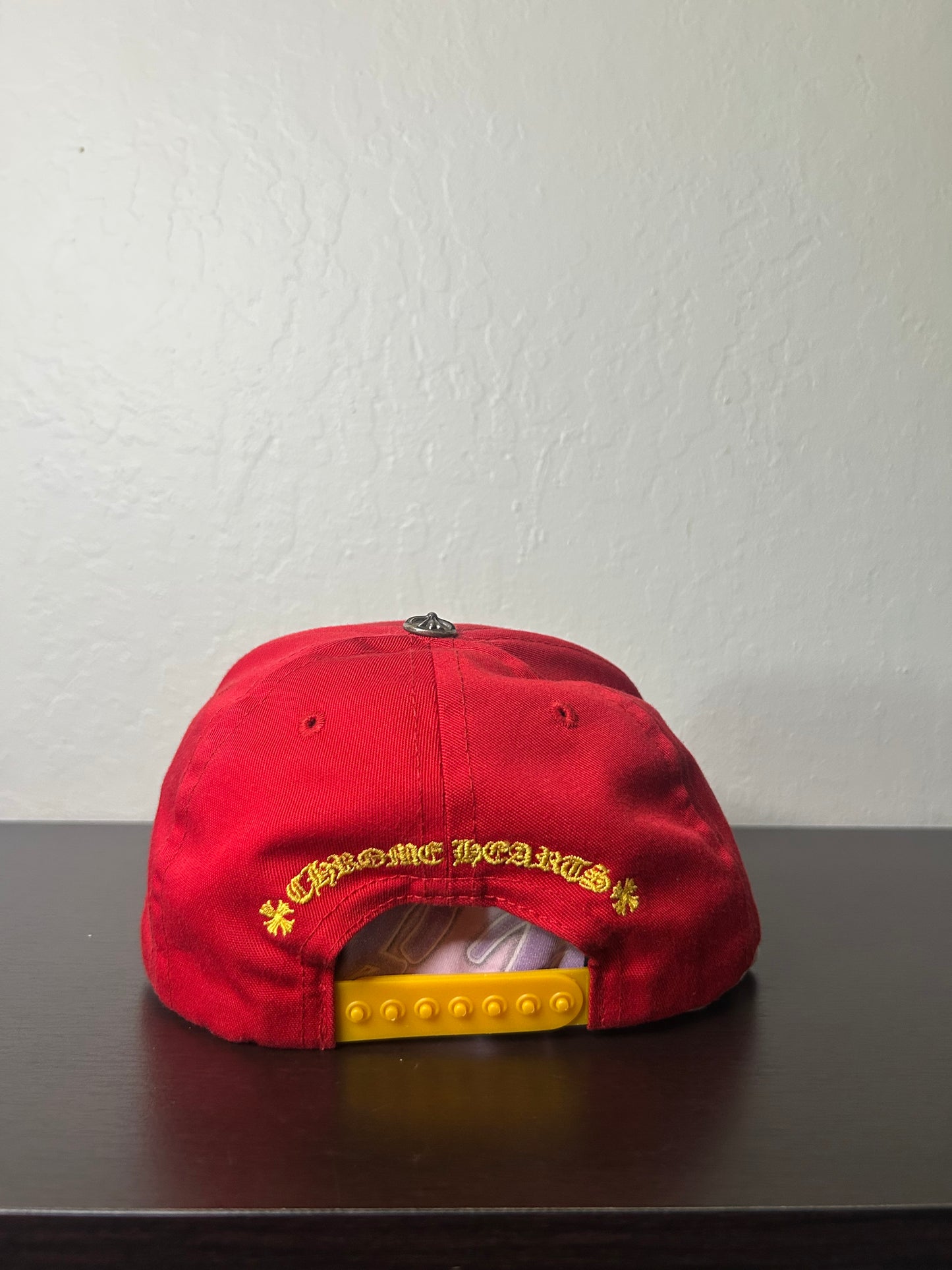 Chrome Hearts Red and Yellow Baseball Cap