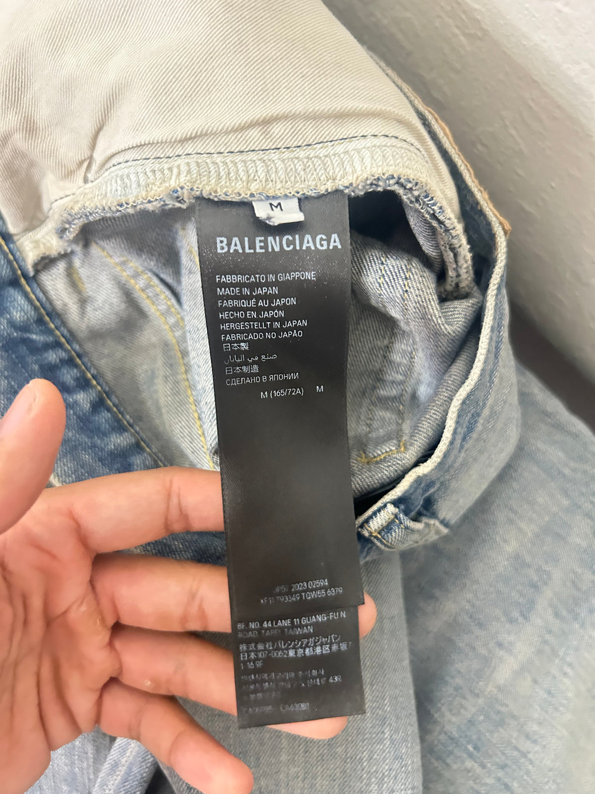 Balenciaga Blue Flared Heelbite Jeans