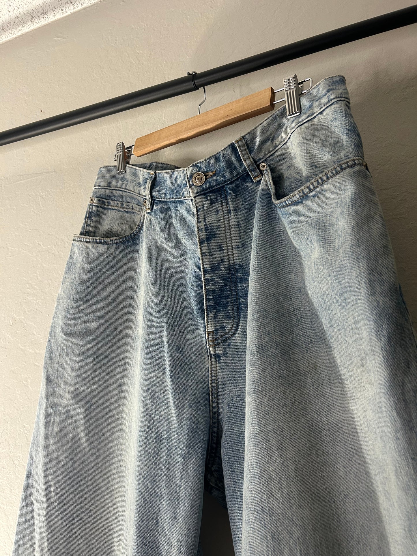 Balenciaga Blue Baggy Jeans
