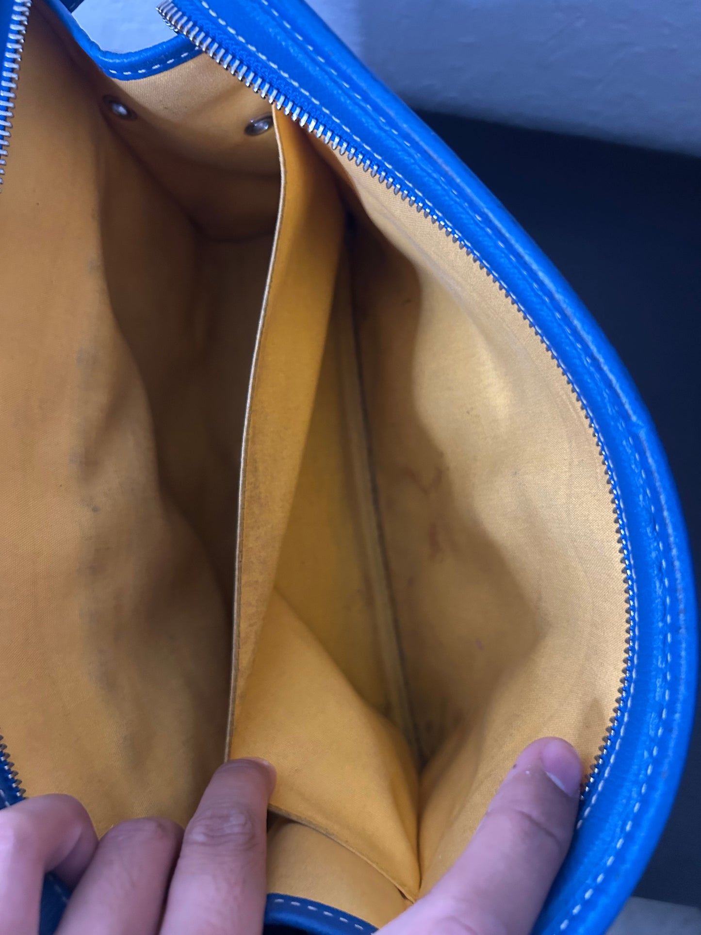 Goyard Blue Toiletry Bag