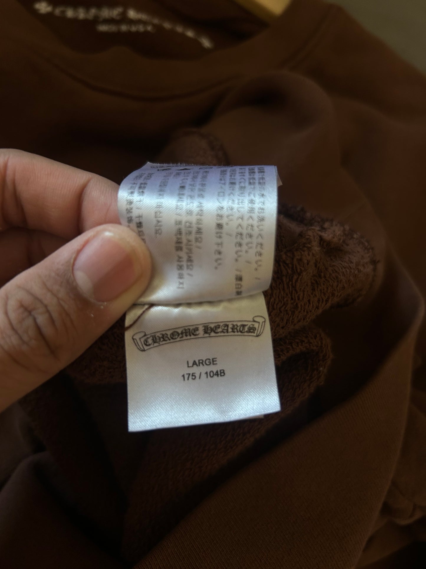 Chrome Hearts Matty Boy Brown Structure Crewneck