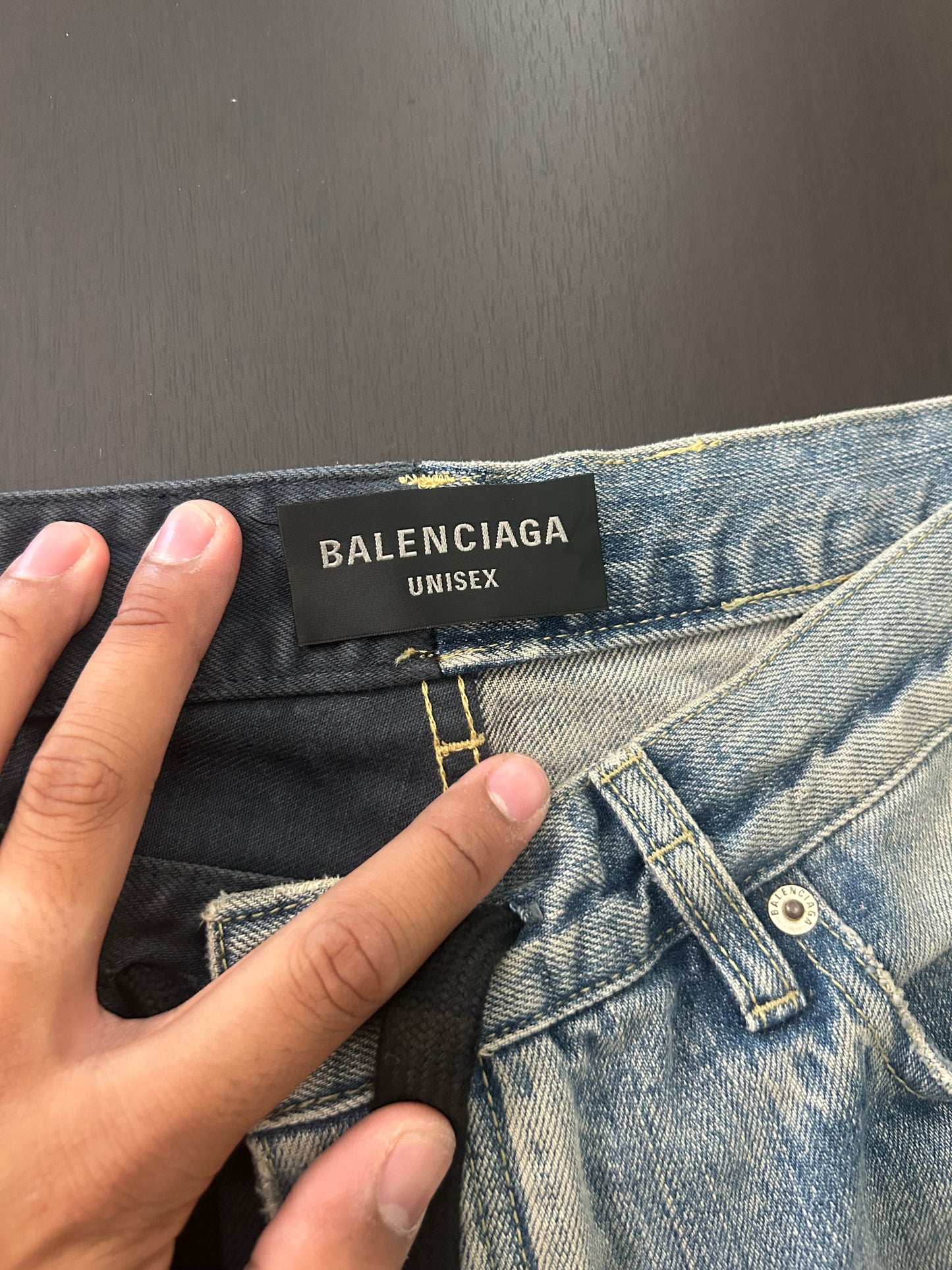 Balenciaga 50/50 Drawstring Jeans