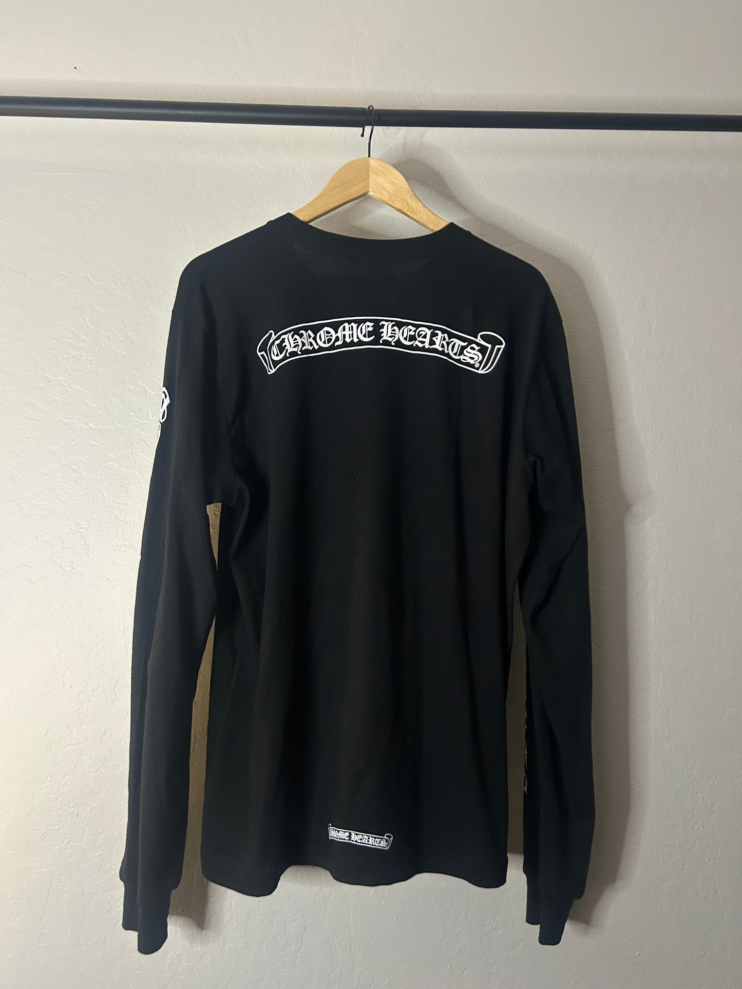 Chrome Hearts Scroll Logo Longsleeve