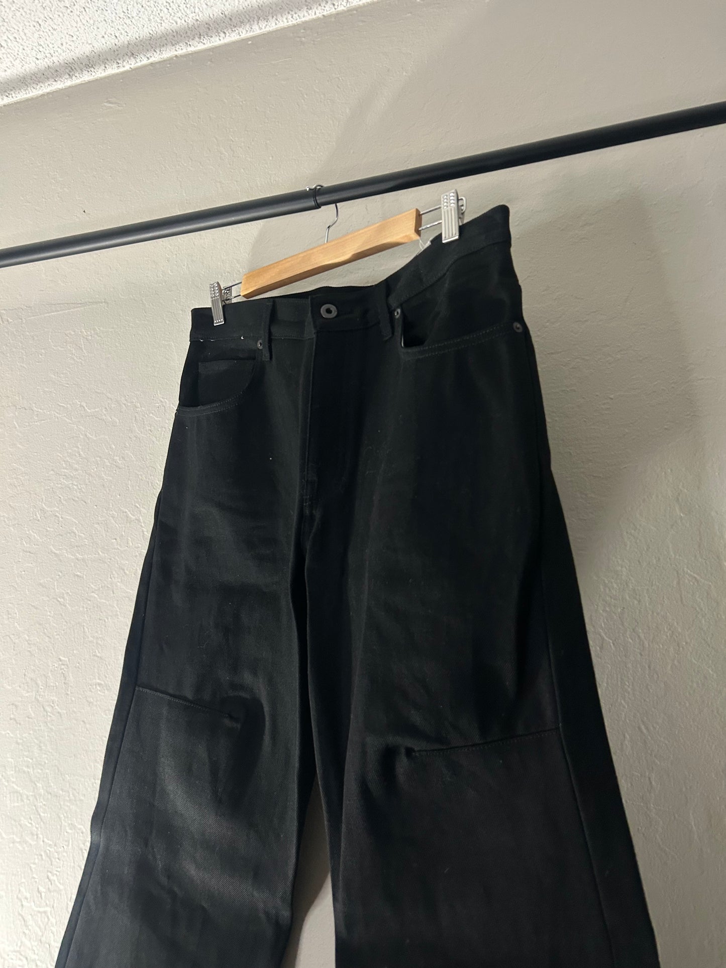 K2 Studios Black Selvedge Cut Denim