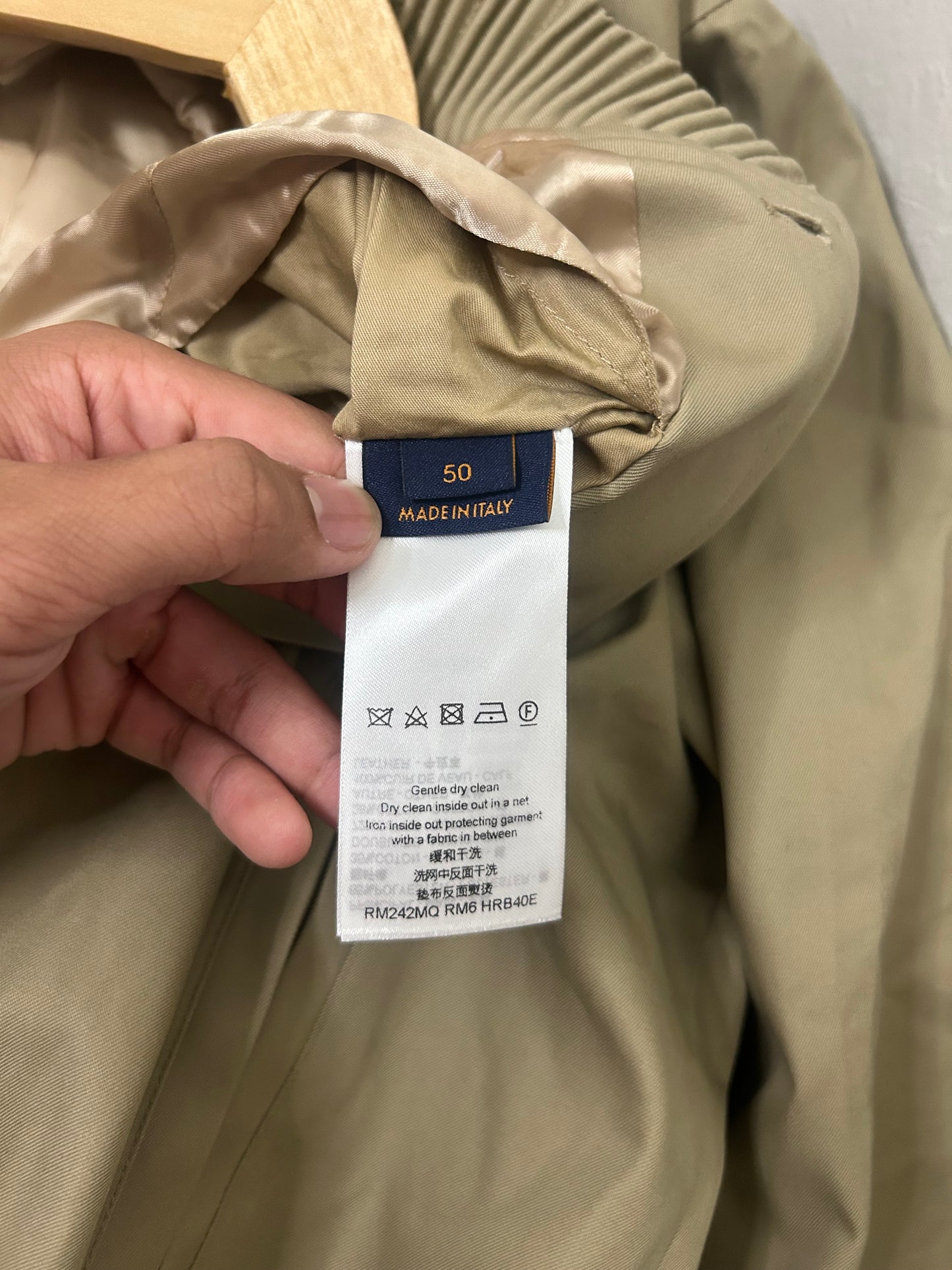 Louis Vuitton Tan Baseball Bomber Jacket