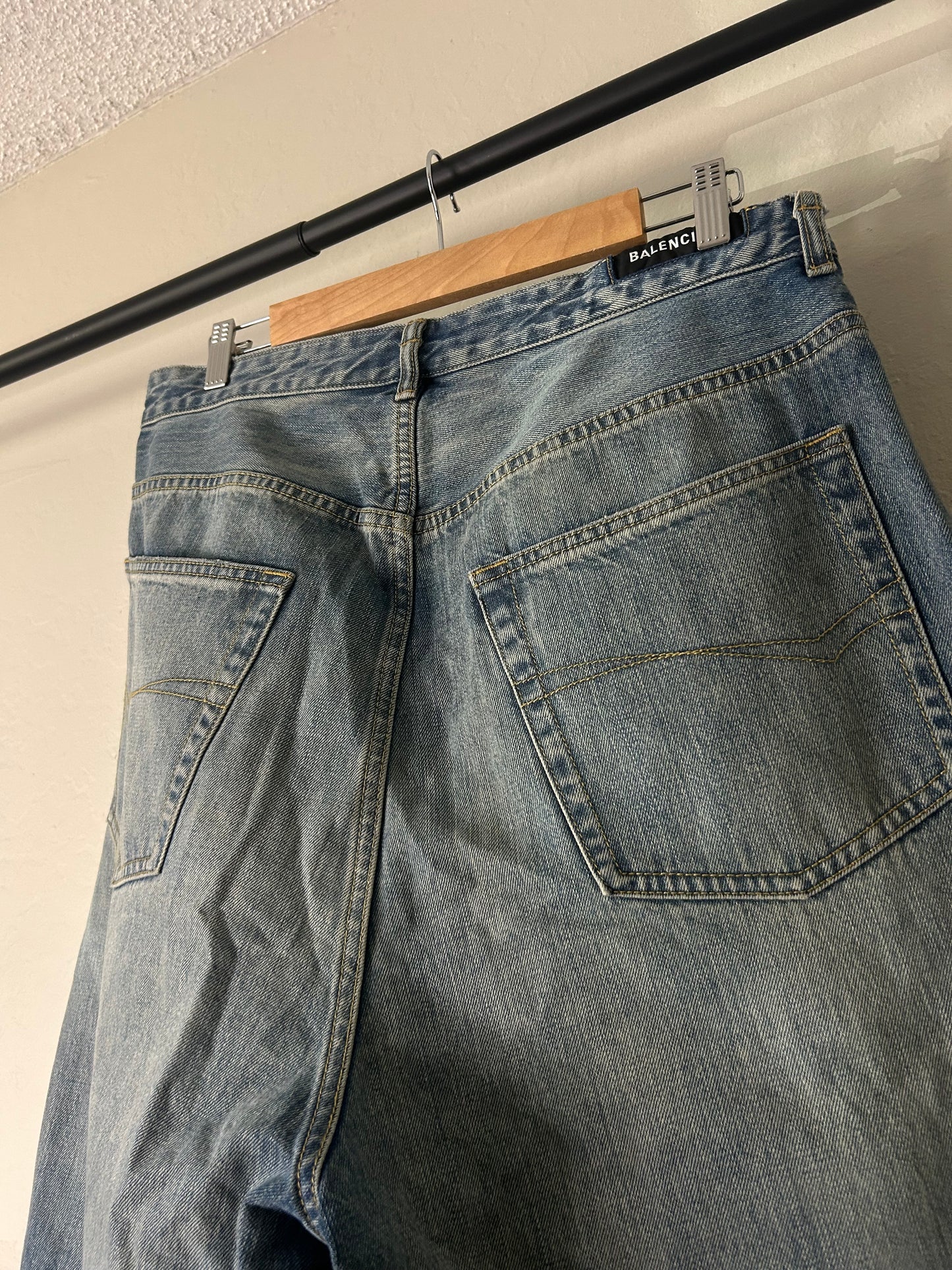 Balenciaga Baggy Drawstring Jeans