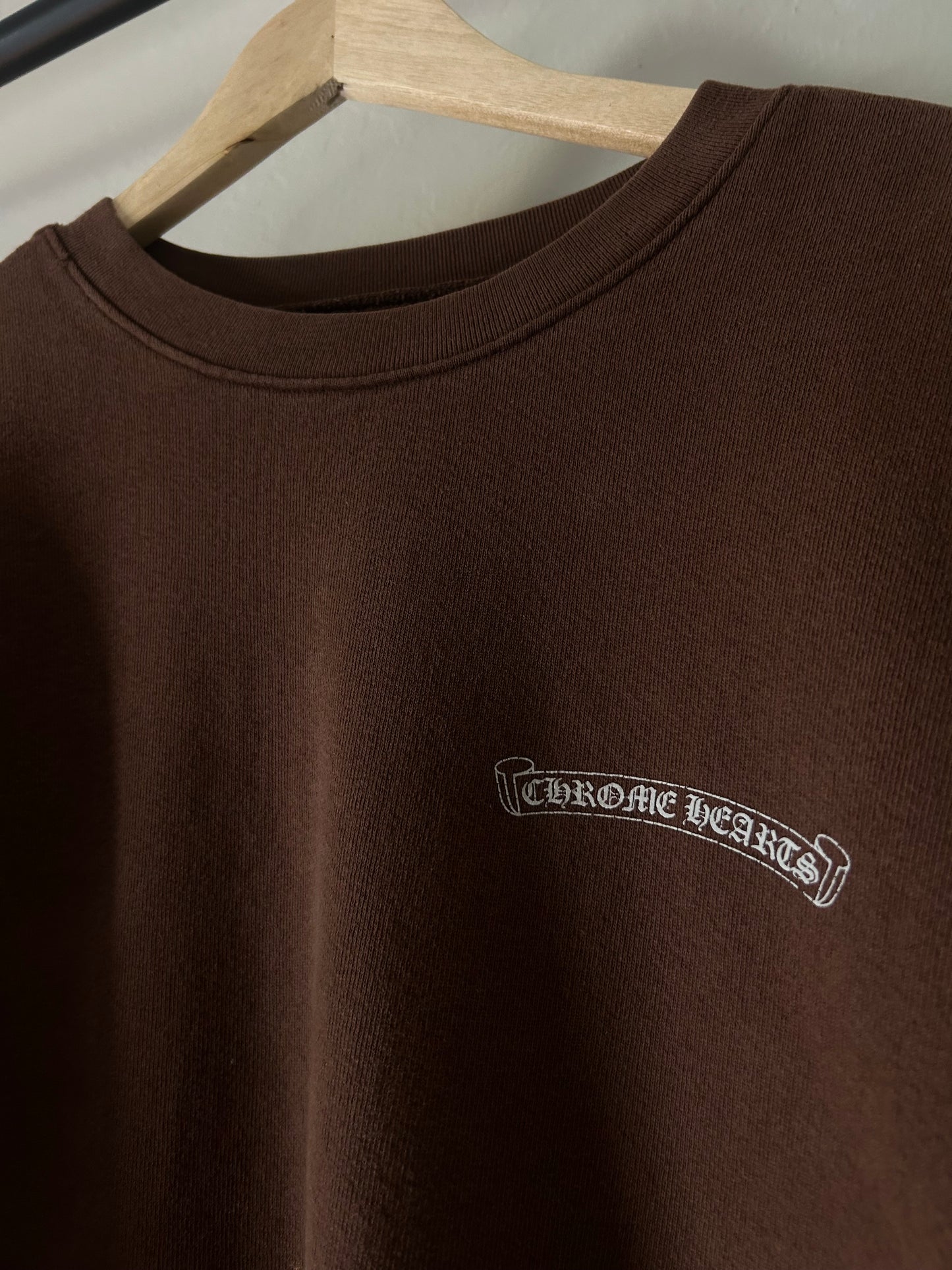 Chrome Hearts Matty Boy Brown Structure Crewneck