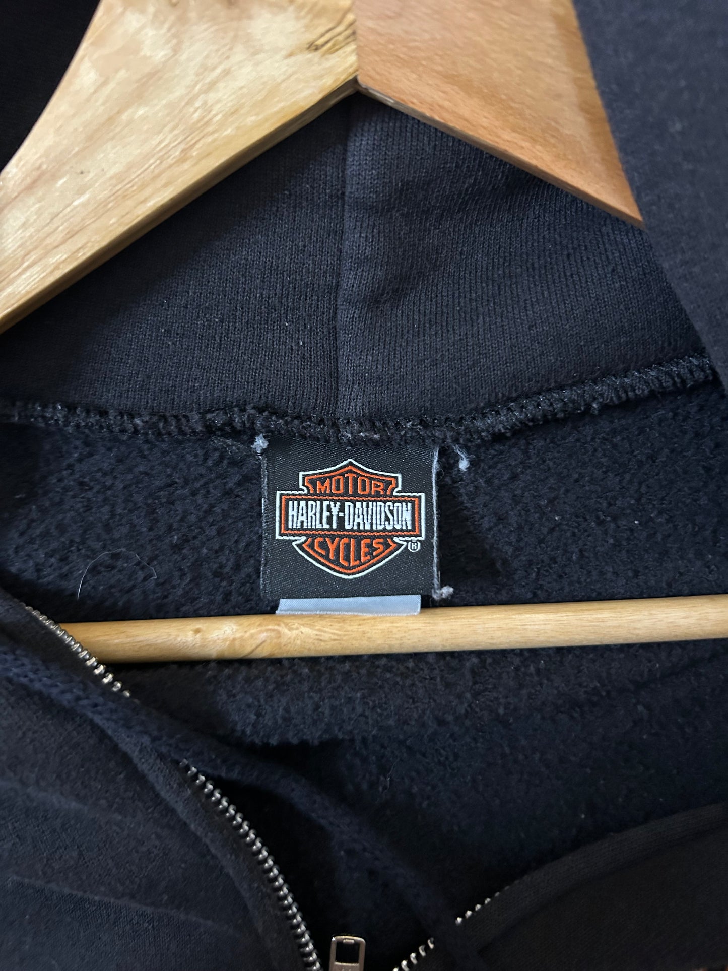 Vintage Harley Flame Zip Up