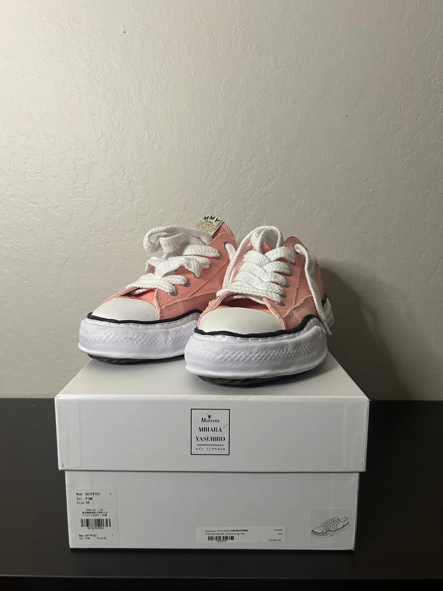 Maison Mihara Pink Low Top Sneaker