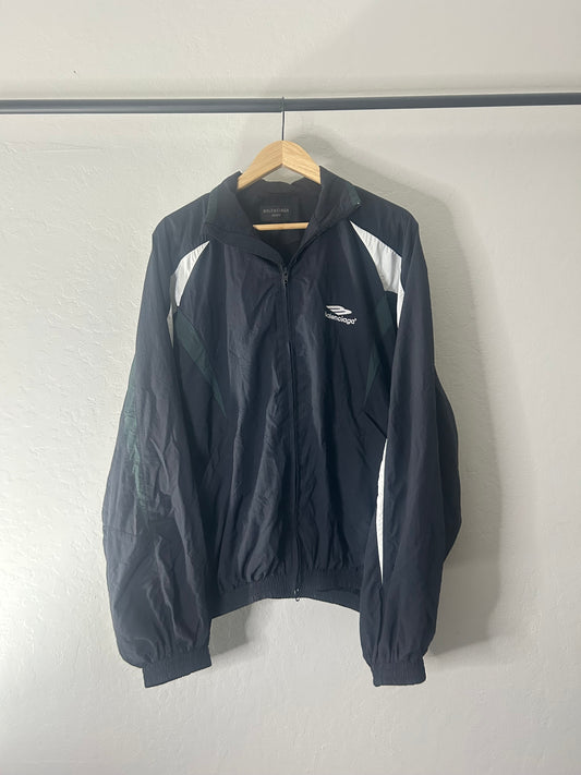 Balenciaga 3B Black and Green Track Jacket