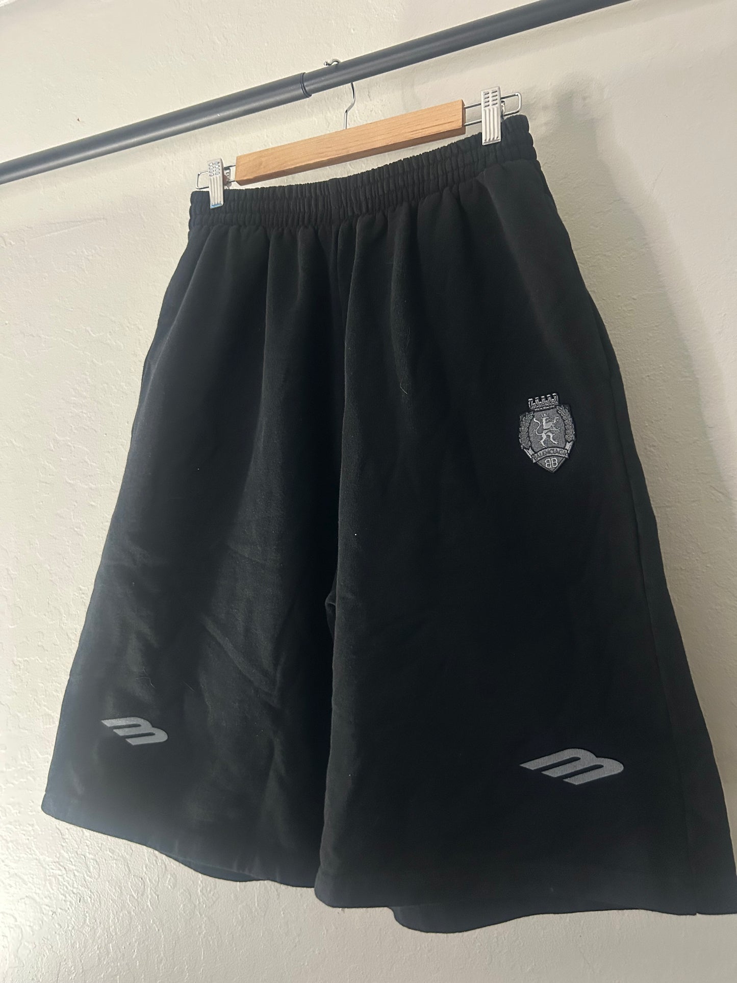 Balenciaga 3B Crest Long Shorts