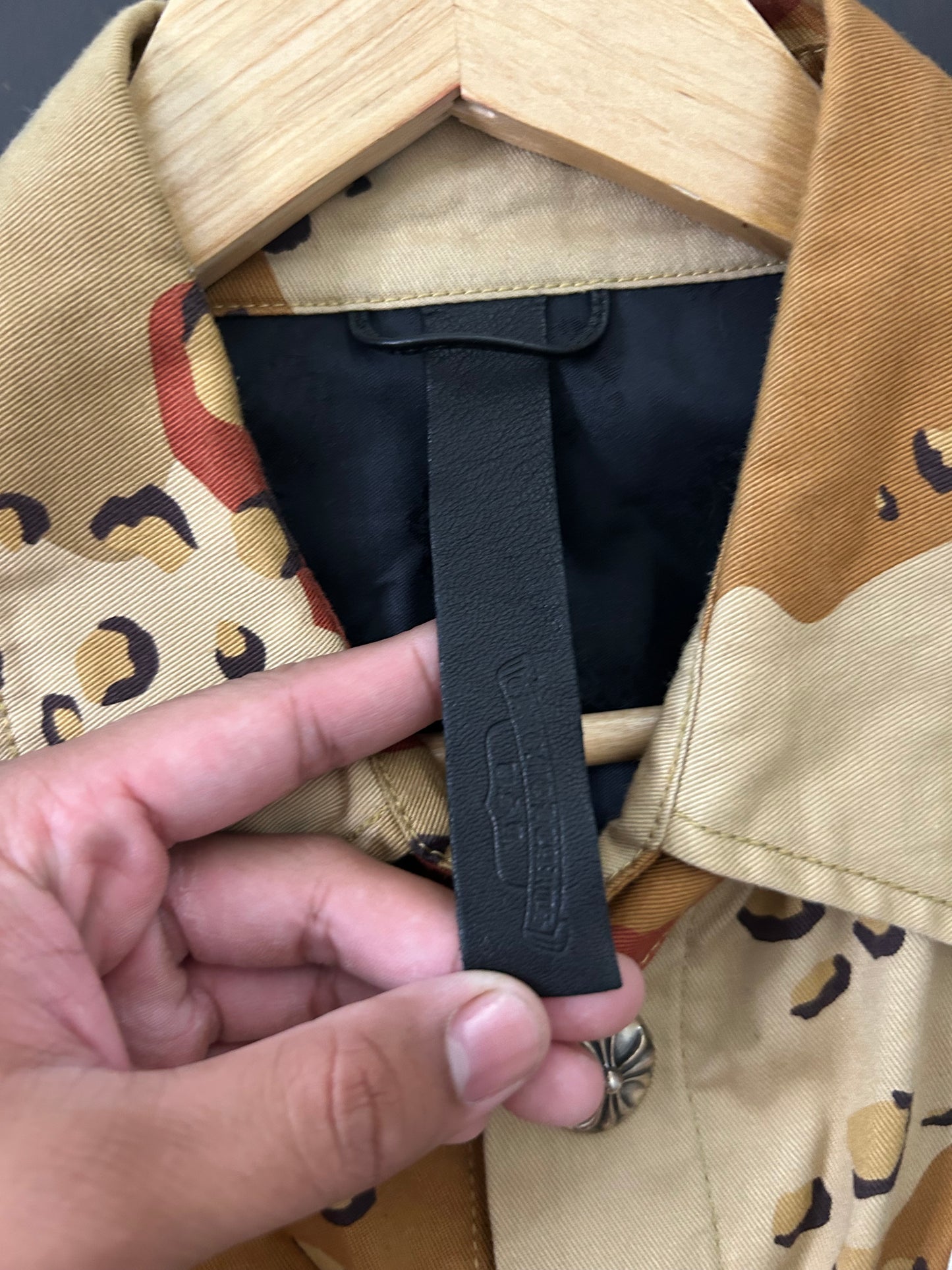 Chrome Hearts Matty Boy Camo Button Up “Sex” Shirt