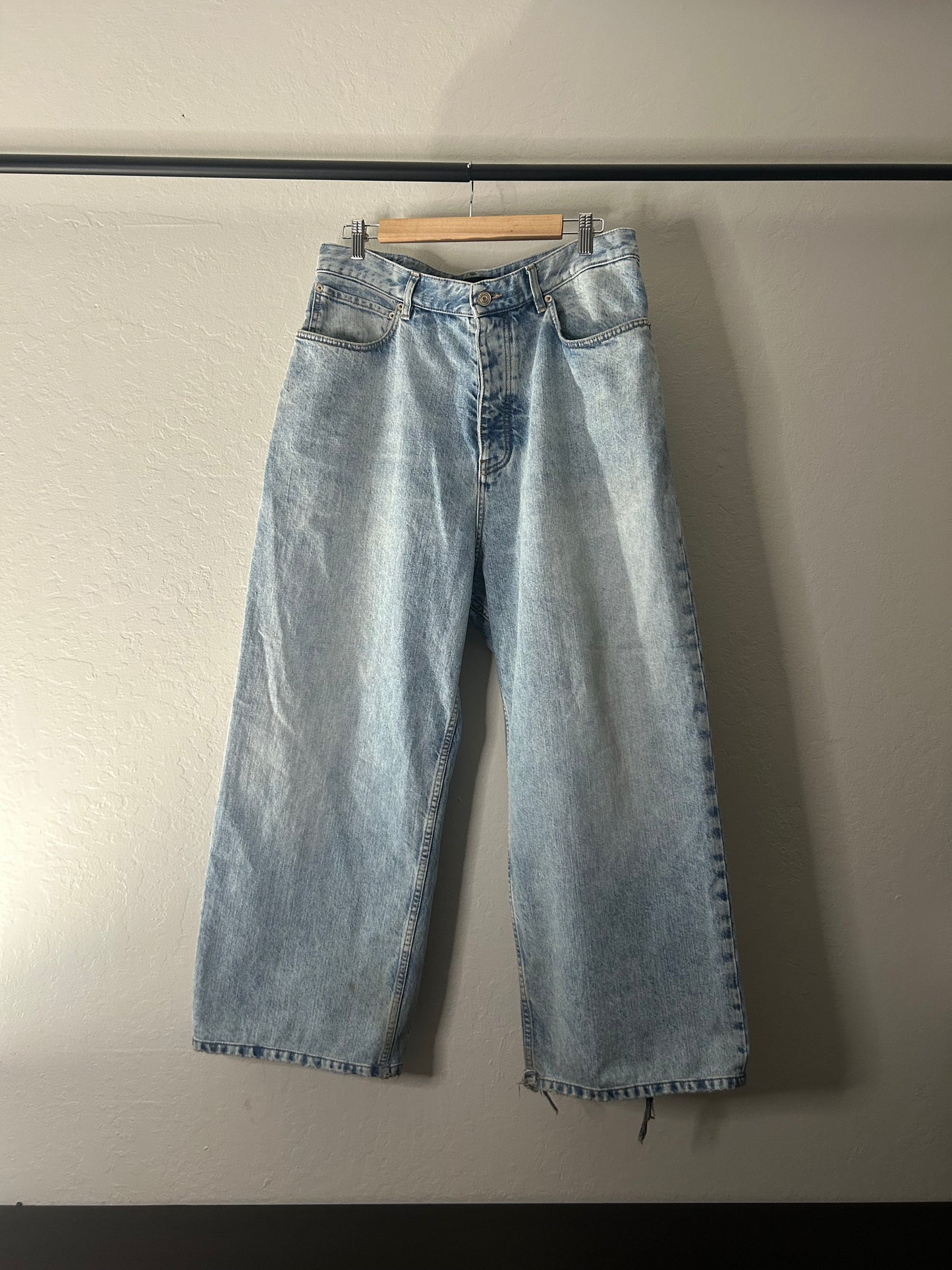 Balenciaga Blue Baggy Jeans
