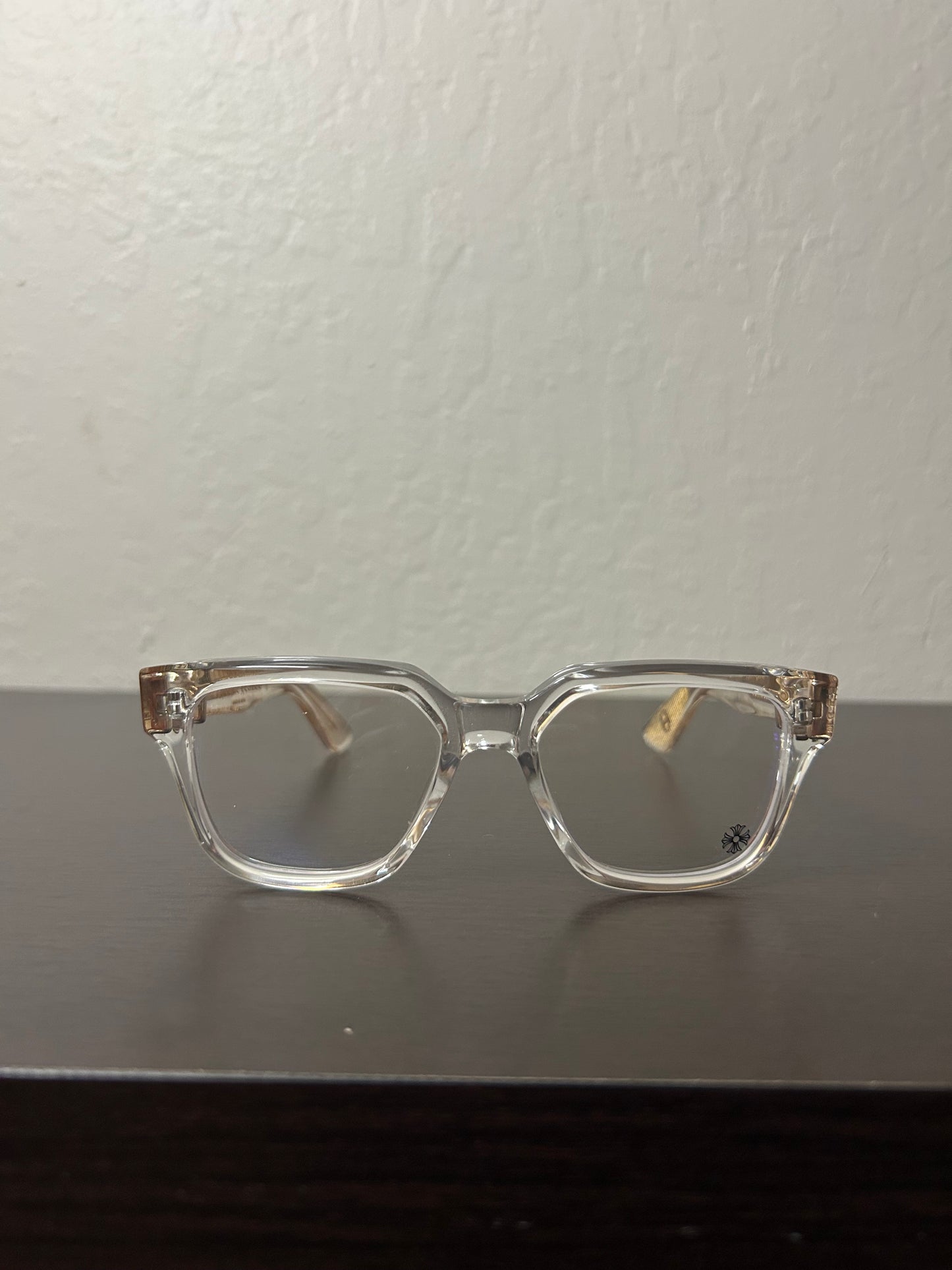 Chrome Hearts Vagillionaire II 22K Clear Glasses